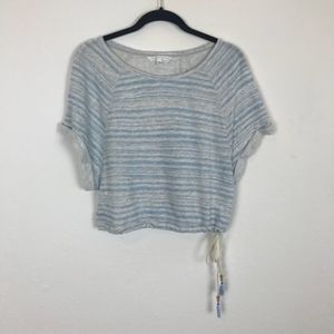 Victoria’s Secret | Blue Striped Tassle Top